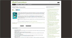 Desktop Screenshot of ipad-converters.org