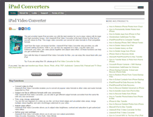 Tablet Screenshot of ipad-converters.org